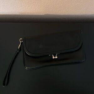 Talbots, Black Clutch (Like New!)